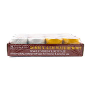 Heavy Duty Cloth Tape in Assorted Colour 50mm x 4.5m Roll - Pack of 12