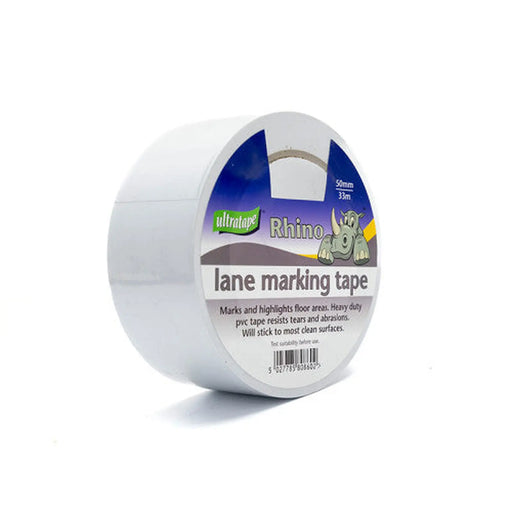Lane Marking Tape - White - 50mm x 33m - Min Order 2