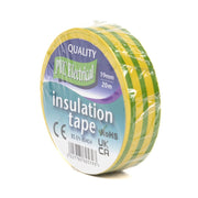 PVC Green/Yellow Tape, 19mm x 20m - Min Order 6