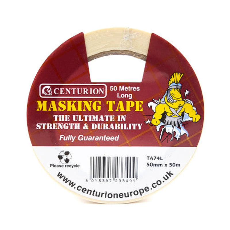 Masking Tape 50mm x 50m Roll - Pack of 6