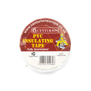 PVC White Tape, White M, 19mm x 4.5m, TA87L - Pack of 10