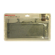 Pewter Effect Double Name Plate - Pack of 2