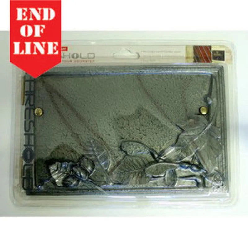 Pewter Leaves Plaque - Pack of 2