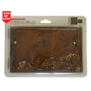 Wood Effect Leaves Plaque - Pack of 2