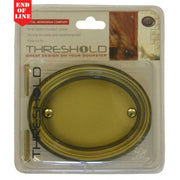 Small Bronze Effect Oval Plaque - Pack of 2