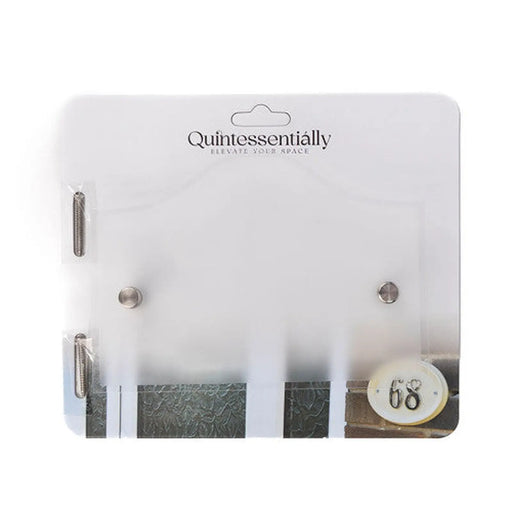 Glass Effect Shaped Plaque - Pack of 2