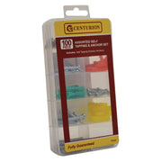 100 Piece Assorted Self Tapping Screws and Anchors Set - Pack of 6