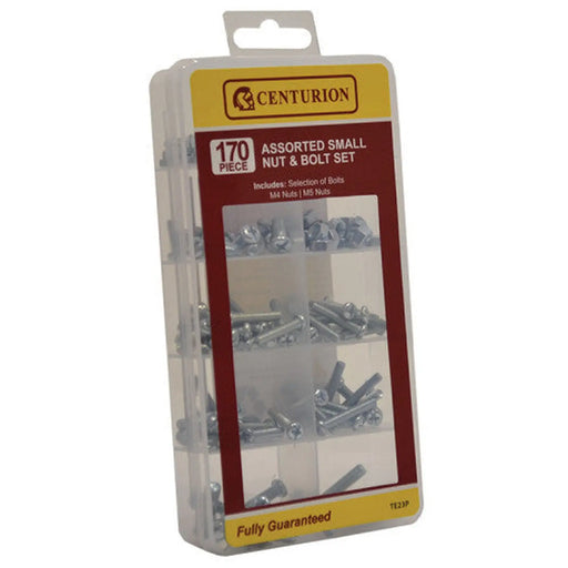 170 Piece Assorted Small Nut & Bolt Set - Pack of 6
