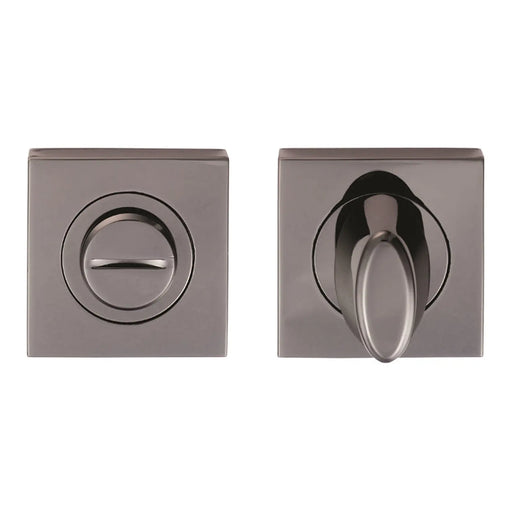 Turn & Release - 5Mm Spindle - Square Rose - Black Nickel 52MM