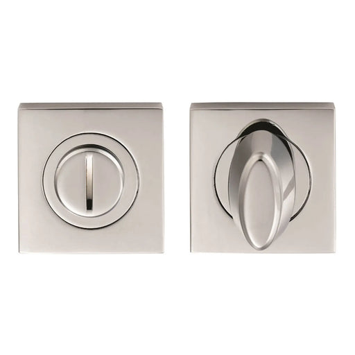 Turn & Release - 5Mm Spindle - Square Rose - Polished Chrome 52MM