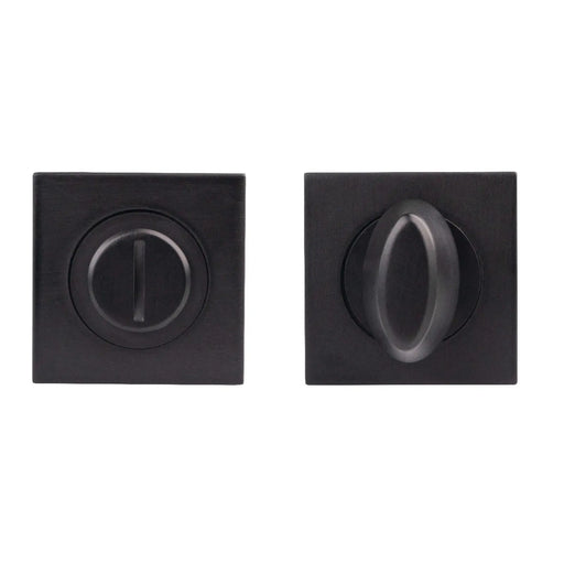 Turn & Release - 5Mm Spindle - Square Rose - Matt Black