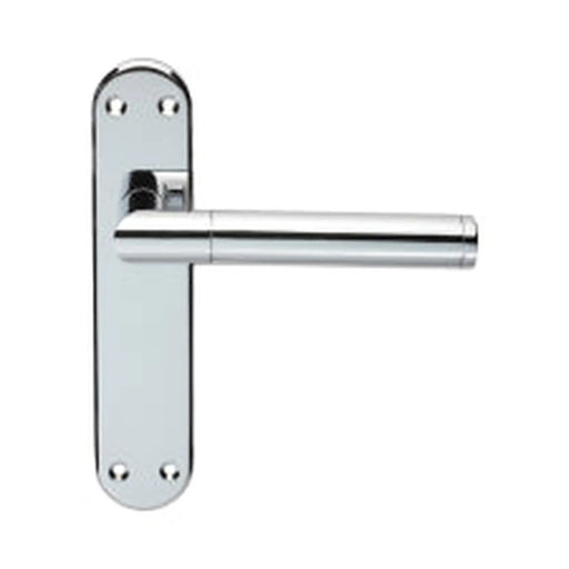 Scope Lever On Face-Fix Backplate - Latch - Polished Chrome 180 x 40mm