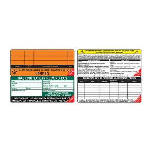 Racking Tag Insert (pack of 50)
