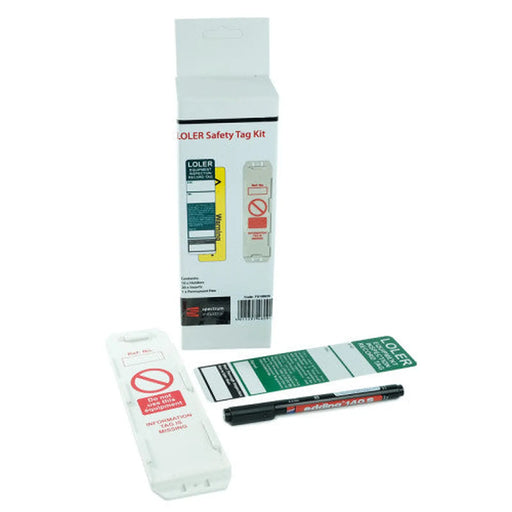 'LOLER (Lifting Operations and Lifting Equipment Regulations) Tag Insert Box