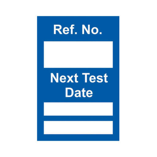 'Next Test' Mini Tag Insert, Blue, (Pack of 20)