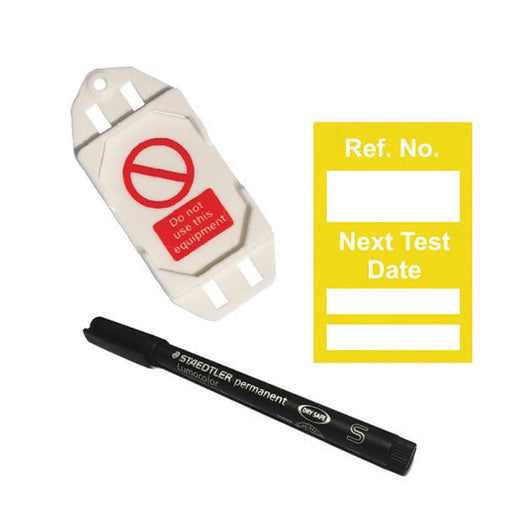 'Next Test' Mini Tag Insert Kit, Yellow