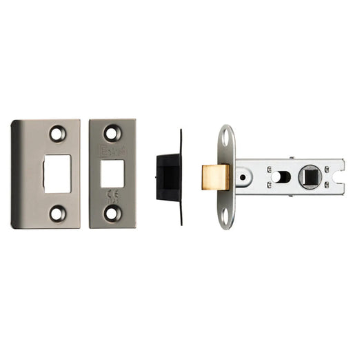 64Mm Bolt-Through Tubular Latch - 8Mm Follower - Square - Matt Bronze