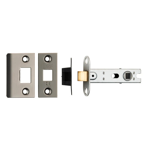 76Mm Bolt-Through Tubular Latch - 8Mm Follower - Square - Matt Bronze