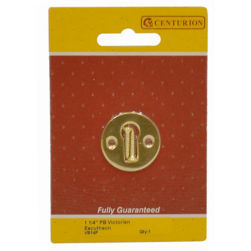 Solid Brass Escutcheon, 35mm - Pack of 10