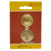 Solid Brass Escutcheon with Cover, 35mm - Pack of 5