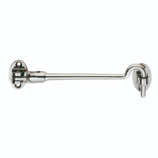 200Mm Cabin Hook Silent Pattern - Bright Stainless Steel