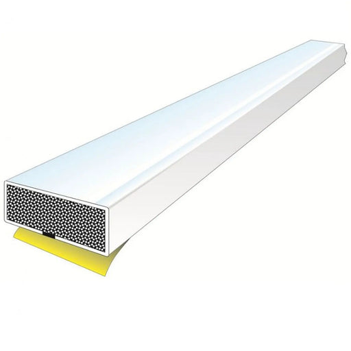 White 2.1 Mtr. Fire Door Seals S/A 10Mm X 4Mm ( One Pack Contains X 25 ) - White 2100 x 10 x 4