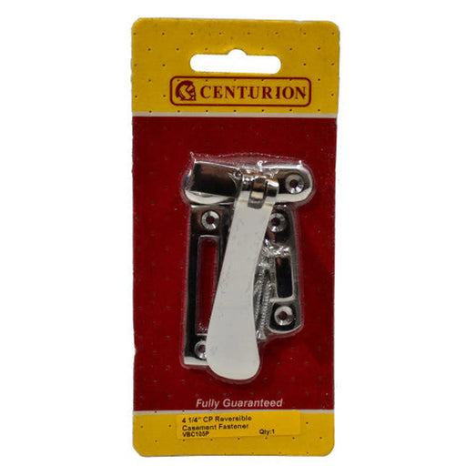 Chromed Hook Mortice Style Casement Fastener, 105mm - Pack of 5