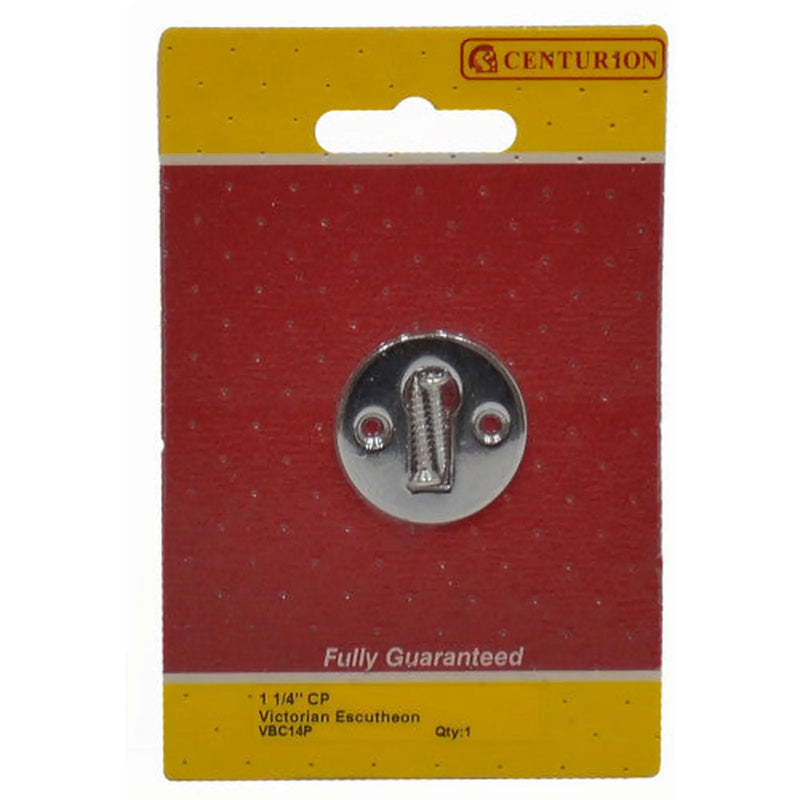 Chromed Escutcheon, 35mm - Pack of 5