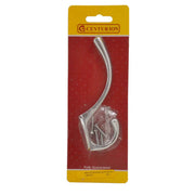 125mm Solid Brass Hat & Coat Hook - Chrome Plated - Pack Qty 1 - Pack of 5