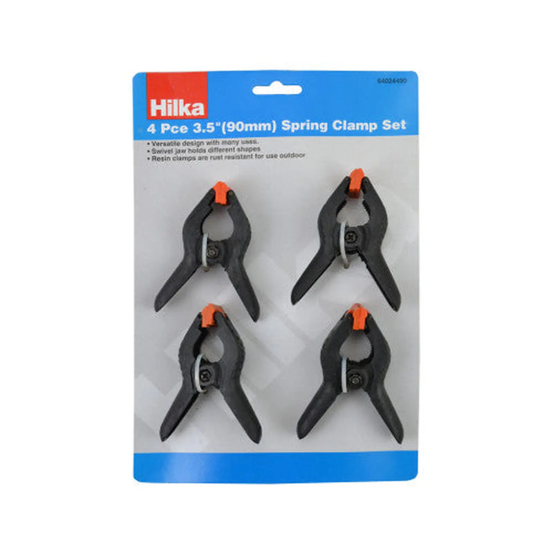 Hilka Spring Clamp, 4pc, 85mm - Pack of 10