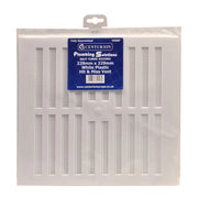 Plastic Hit & Miss Vents - White - 229 x 229mm - Pack of 5
