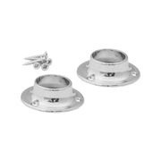 19mm (3/4") Wardrobe Rod Sockets - Chrome Plated - Pack of 50