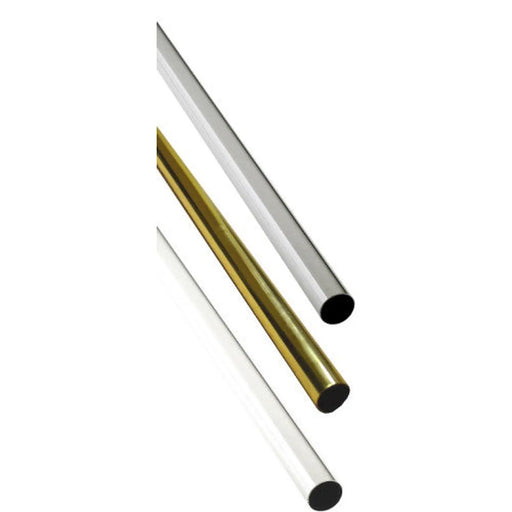19mm Wardrobe & Towel Rail - 900mm - Chrome Plated - Pack of 5