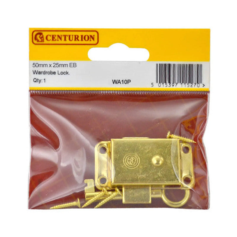 50mm x 25mm (2" x 1") EB Wardrobe Locks - Pack of 5