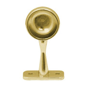 19mm (3/4") Wardrobe End Supports - Brass - Pack of 50