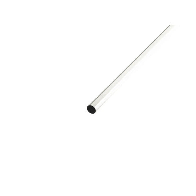 19mm Wardrobe & Towel Rail - 1200mm - White - Pack of 5