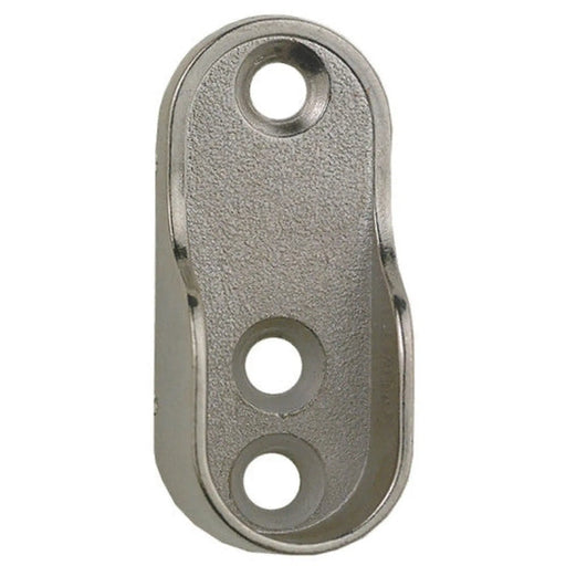 Oval Wardrobe End Supports - Chrome Plated - Pack of 50
