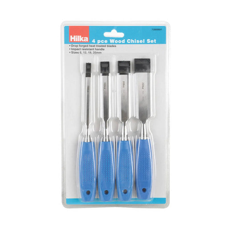 Hilka Wood Chisel Set, 4pc - Pack of 4