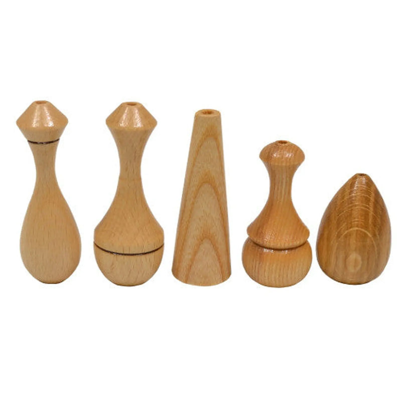 Wooden Cord Pulls (Mixed) - Pack of 10