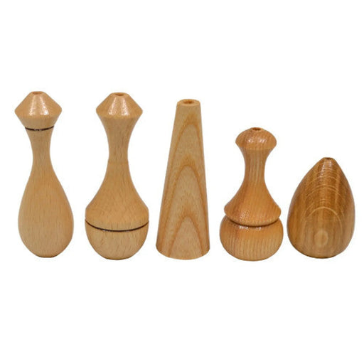 Wooden Cord Pulls (Mixed) - Pack of 10