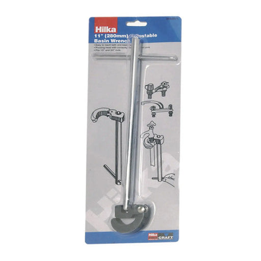 Adjustable Basin Wrench, 11" - Pack of 6