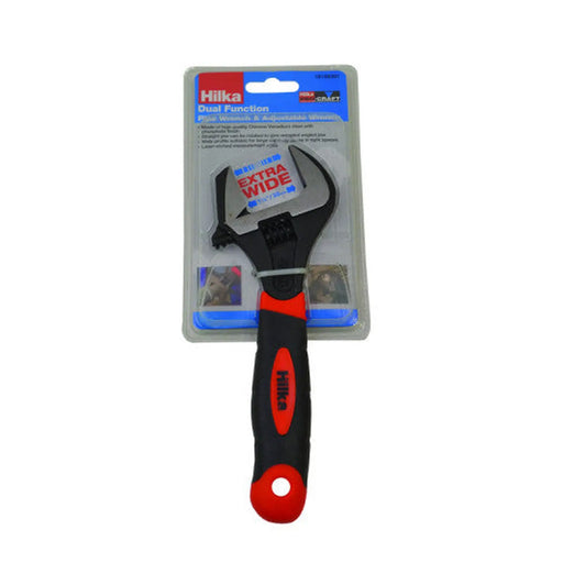 Hilka Dual Function Pipe & Adjustable Wrench Pro Craft - Pack of 6