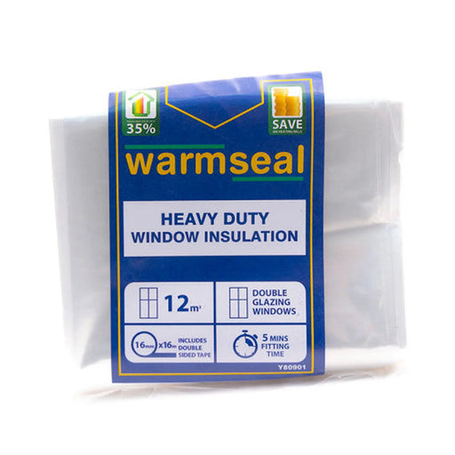 Warmseal Flexible Shrink Double Glazing Film, 9m2 - Pack of 5