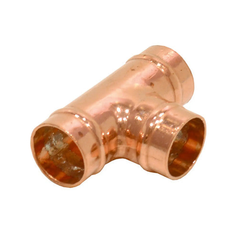 15mm Solder Ring Copper Tee (Pack of 5) - Pack of 3