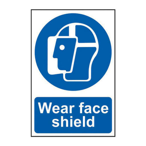 Wear face shield - Self Adhesive PP (200 x 300mm) - Min Order 2