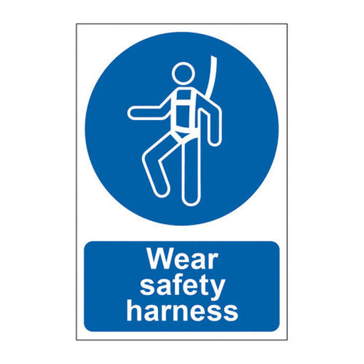 Wear safety harness - Self Adhesive PP (200 x 300mm) - Min Order 2