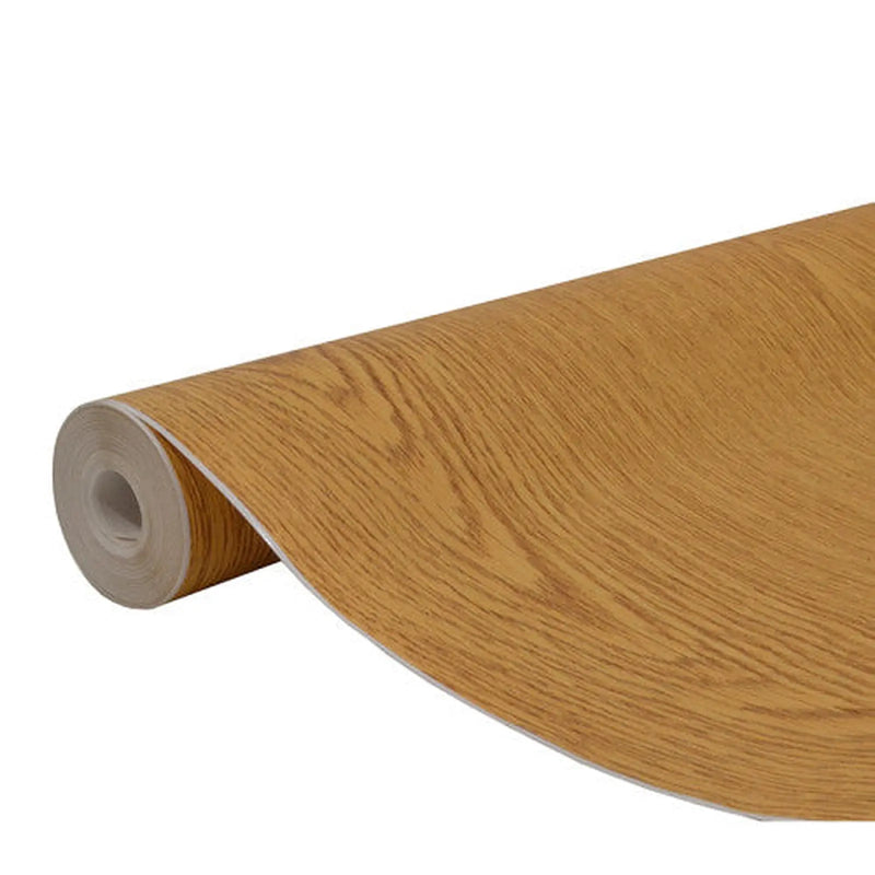 Light Oak Wood Effect Vinyl 1.5m Roll - Pack of 20