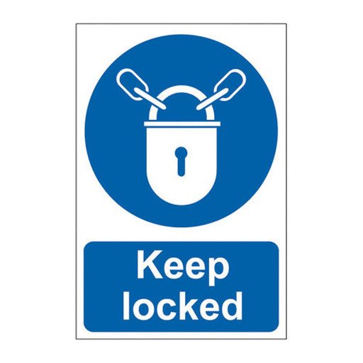 Keep locked - Self Adhesive PP (200 x 300mm) - Min Order 2
