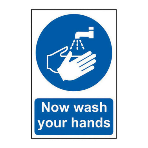 Now wash your hands - Self Adhesive PP (200 x 300mm) - Min Order 2