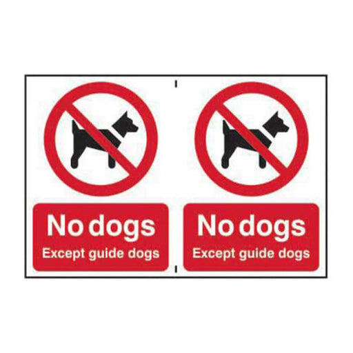 No dogs except guide dogs - CLG (300 x 200mm) - Min Order 2